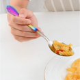 thumbnail image 3 of Serving Spoons, 12 Pieces 8 Inches Serving Tablespoons, Large Spoons for Serving, Stainless Steel Solid Buffet Banquet Flatware Kitchen Basics Serving Spoon Big Ladle Spoon, Gradient Rainbow, 3 of 6