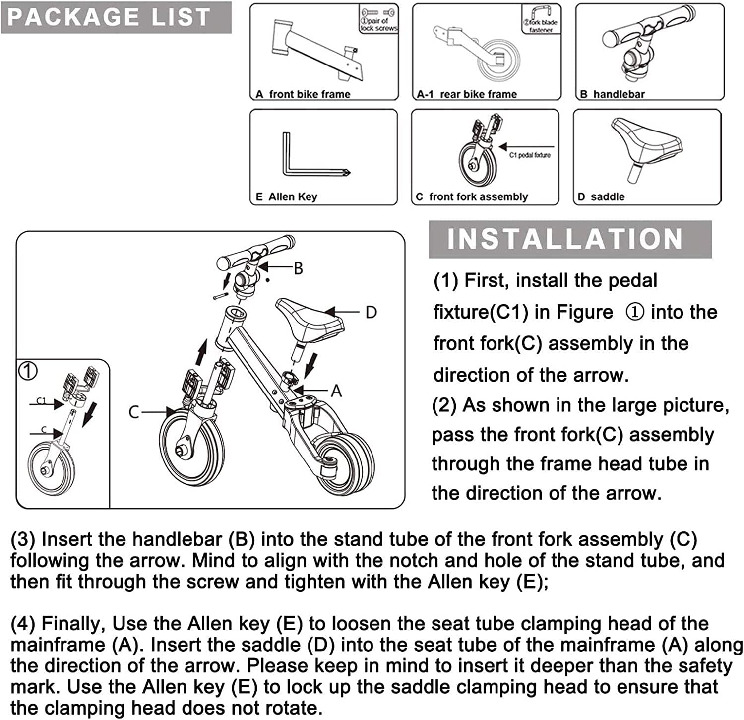 67i Tricycles for 2 Year Olds Toddler Tricycle 3 in 1 Tricycles Kids