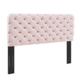 thumbnail image 2 of Modway Lizzy Tufted King/California King Performance Velvet Headboard in Pink, 2 of 7
