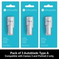 thumbnail image 2 of Silhouette Autoblade 3 Pack Replacement Blades for Cameo 3 and Portrait 2- 50 Free Designs, 2 of 5