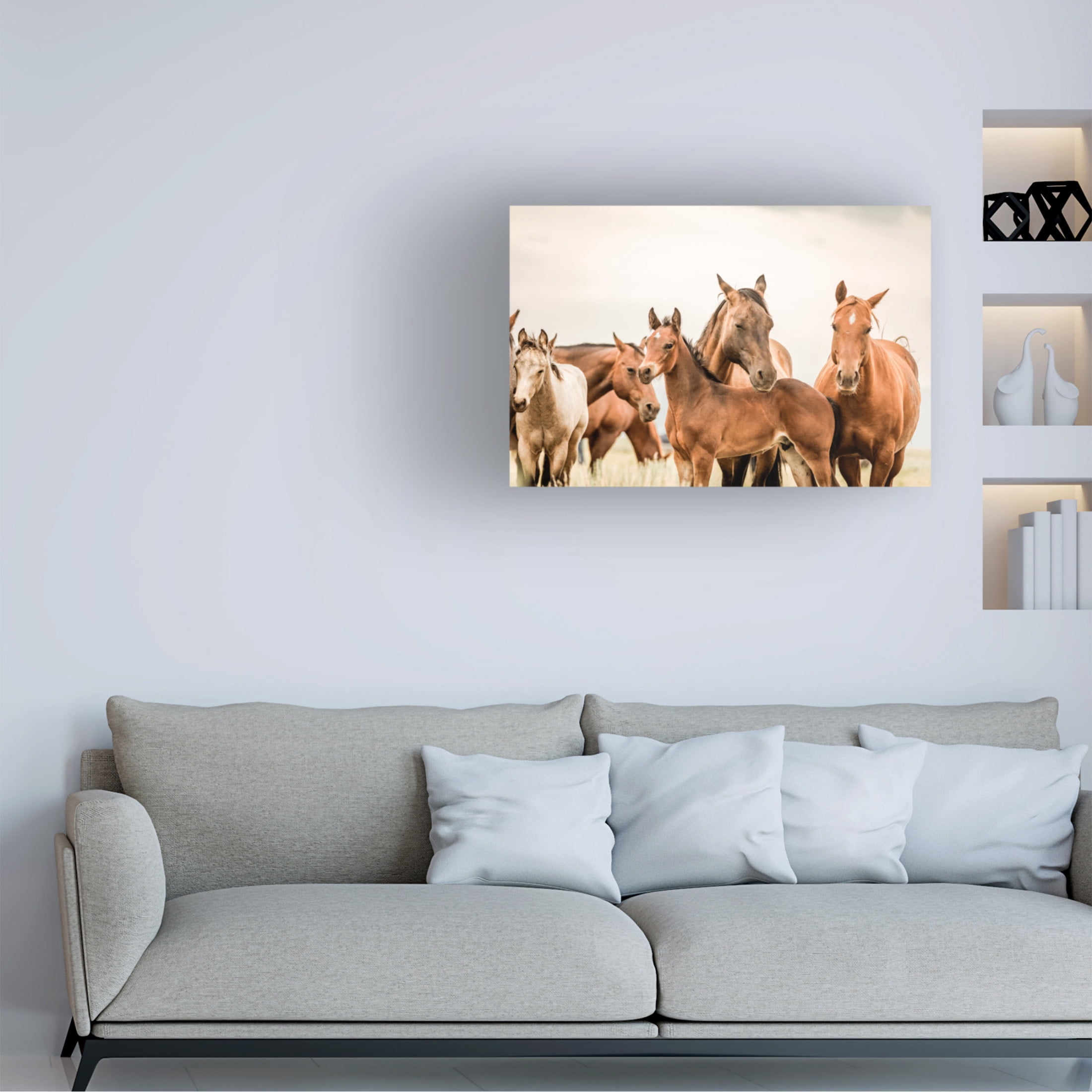 Canvas Wall Art - Krista Broadway 'Hartville' Wall Art for Living Room, Bedroom, or Office Décor by Trademark Fine Art - 19 x 12 Inches