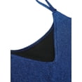thumbnail image 4 of Txlixc Camisola para mujer, cuello en V con purpurina para adultos, sin mangas, sin espalda, con correa de espagueti para mujer Txlixc  Estilo de ocio, 4 of 8