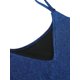 thumbnail image 4 of Txlixc Camisola para mujer, cuello en V con purpurina para adultos, sin mangas, sin espalda, con correa de espagueti para mujer Txlixc  Estilo de ocio, 4 of 8