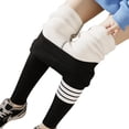 thumbnail image 1 of Forro Polar Para Mujer, Mallas Gruesas Elásticas De Cintura Alta Con Tira De Hilos, Pantalones De Yoga Cálidos Térmicos Para Invierno, Pantalones Para Senderismo Y Correr Cateissary HA046624-03, 1 of 6