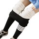thumbnail image 1 of Forro Polar Para Mujer, Mallas Gruesas Elásticas De Cintura Alta Con Tira De Hilos, Pantalones De Yoga Cálidos Térmicos Para Invierno, Pantalones Para Senderismo Y Correr Serendint HA046624-03, 1 of 6