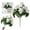 B, variant on 1 Pcs Artificial Geranium Plant Realistic Silk Flowers for Outside UV Resistant Faux Geraniums Flowers for Indoor Outdoor Home Garden Office Decoration (Red)