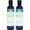 Master Massage 8 oz Refreshing Massage Oil, 2-Pack