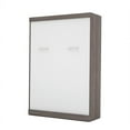 thumbnail image 4 of Atlin Designs Full Wall Bed in Bark Grey and White, 4 of 6
