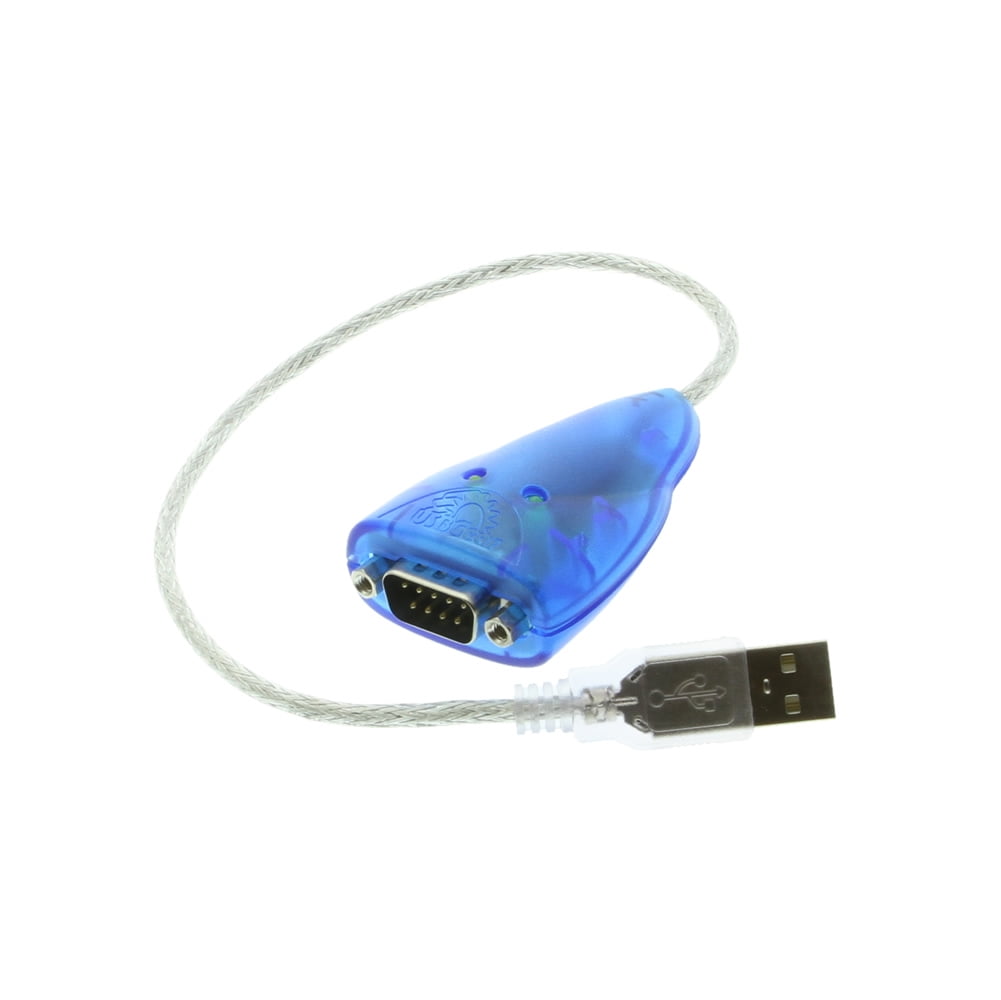 RS232 FTDI metal VSCom USB to serial adapter transmit and receive lights