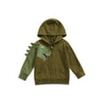 thumbnail image 2 of Gupgi Dinosaure Motif Sweat à Capuche, Cardigan à Fermeture Éclair à Manches Longues, 2 of 7