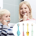 thumbnail image 5 of Cepillo de dientes para niños, cerdas suaves, gel de sílice, lindo cepillo para limpiar los dientes, 5 of 5
