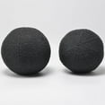 thumbnail image 5 of 9 inch Boucle Ball Throw Pillow Nordic Round Toss Pillow Detachable Sphere Shaped Decorative Pillow for Couch, Sofa, Bedroom (Black, 9 inch), 5 of 8
