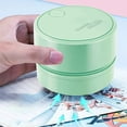 thumbnail image 4 of Dsseng PureCasaRotating Desktop Vacuum Cleaner for Desk Computer Keyboard  2-Speed Rechargeable Mini Tabletop Cleaning Machine Vacuum for Home School Office  Gift for Kids Dtudents  1PC, 4 of 9