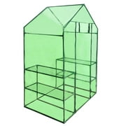 vidaXL Walk-in Greenhouse with 4 Shelves, 41545