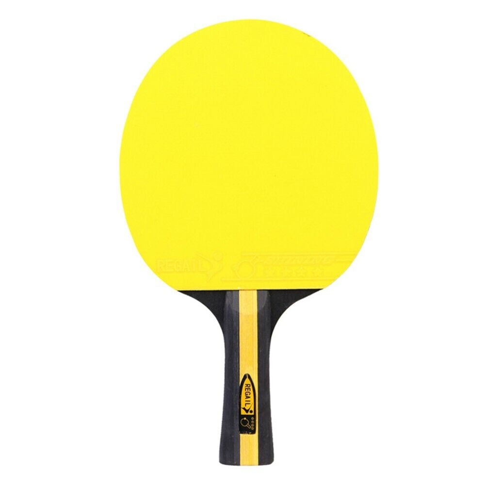 Strong Spin Table Tennis Racket 7 Ply Wood Ping Pong Bat Paddle Long