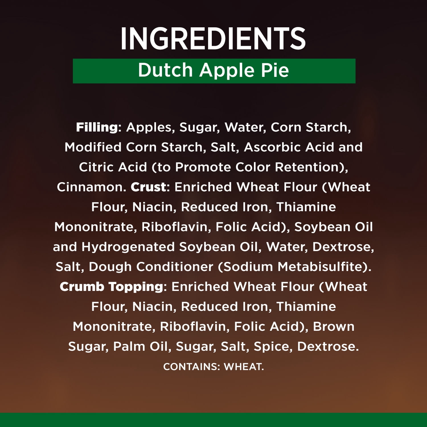Marie Callender's Dutch Apple Pie, Ready to Bake Frozen Dessert, 38 oz.