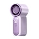 thumbnail image 5 of Ventilador de mano recargable, 18 horas de uso, 100 niveles de velocidad, ideal para exteriores violeta, 5 of 9