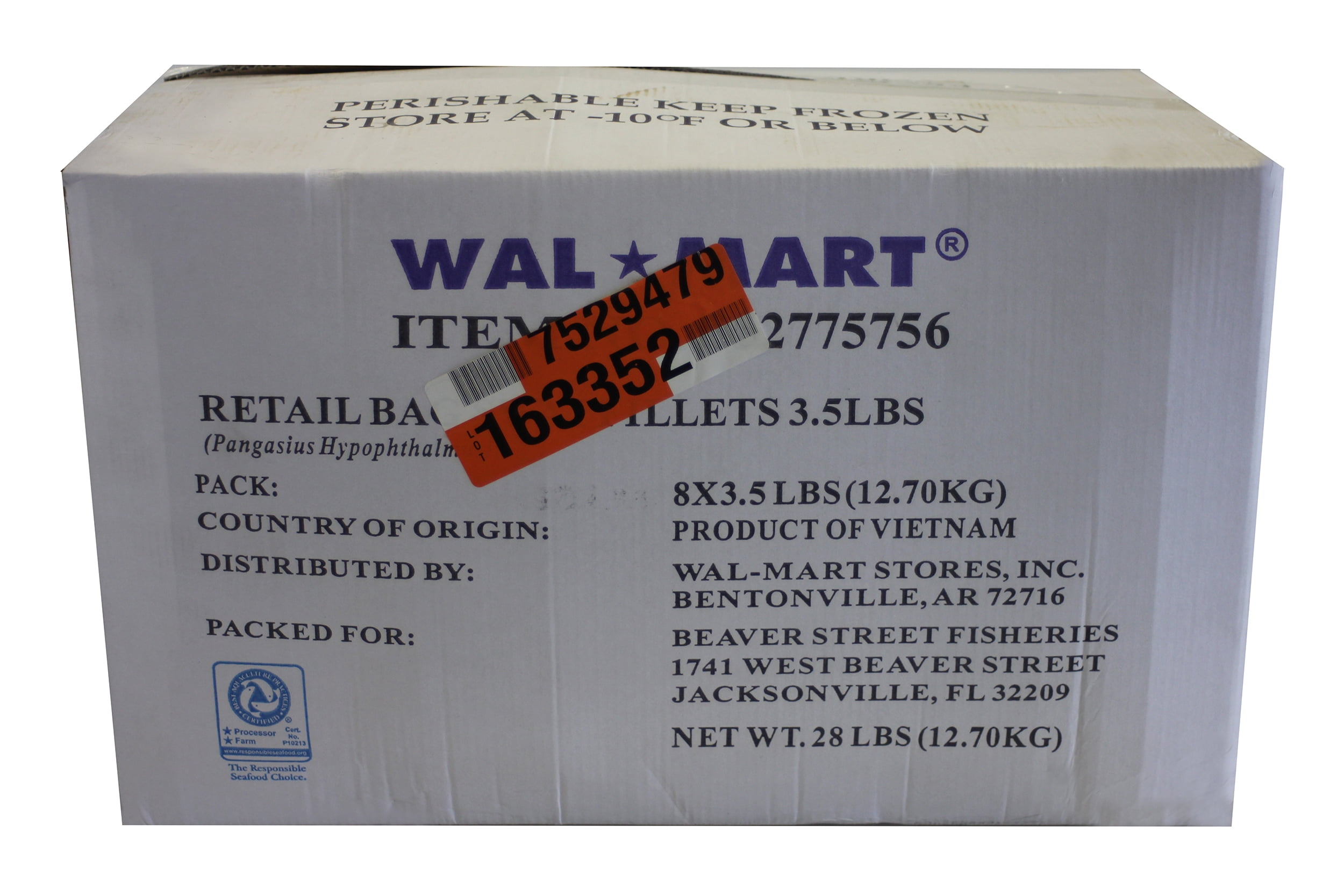 FZ Swai Fillets 3.5 lb