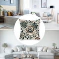 thumbnail image 3 of stylized floral designs Linen toss pillowcase decoration pillowcase gifting preferred 24x24 inch cushion cover 2 sets sofa pillowcase sofa bedroom living room car, 3 of 8