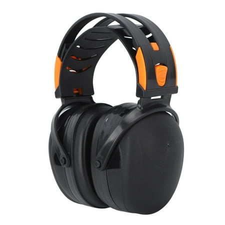 

Noise Reduction Earmuffs Foldable Lightweight Hearing Protection Safety Over Head Ear Muff for Garden Shooting Mowing Black