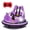 Purple, variant on Xuanlur 12V Ride on Bumper Car for Toddlers, Electric Cars for Kids w/Parent Remote, Ride on Toys w/2-Speed, 2 Driving Mode, 360°Spin, Music, Lights, 5-Point Safety Belt, Pink