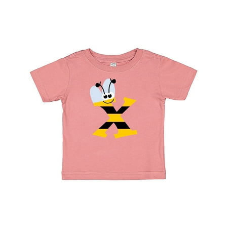 

Inktastic Cute Bee Initial X Gift Baby Boy or Baby Girl T-Shirt