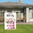 thumbnail image 3 of Amhnf Happy Mothers Day Floral Mason Jars Garden Flag For Home Outdoor Garden Yard Decor 12x18 inch, 3 of 5