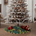 thumbnail image 5 of Salouo Jungle Leopard Yellow Christmas Tree Skirt 48" Farmhouse Christmas Decorations Snowman Xmas Tree Skirt Tree Mat for Holiday Party Decor, 5 of 8