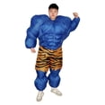 thumbnail image 2 of Adult Muscle Inflatable Costume Anime Mach Set Mascot Halloween Christmas Party Role Playing Male And Female Inflatable Costumes,Height 4'11"-6'3",blue, 2 of 5