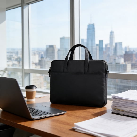 14 Inch Laptop Bag | Messenger Shoulder Bag for Laptop or Tablet | Water-Repellent Fabric with Soft Lining | Protective Sleeve for Commuting, Travel, School, and Office Use
