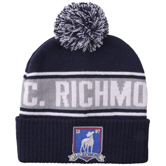 Ted Lasso Jacquard and Logo Black Cuff Beanie