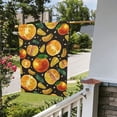 thumbnail image 5 of Wukai Tangerine Garden Flags Double Sided Welcome Garden Yard House Flags Outside Outdoor House (Only Flag), 5 of 8