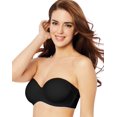 thumbnail image 1 of Bali Womens One Smooth U Strapless Multiway Underwire Bra, 38D, Black, 1 of 3