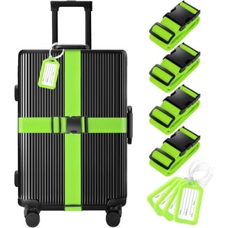 WZhen Bagage Fixing Strap Bag Tas Koffer Beveiligd Pakket Haak/Lus - Zwart