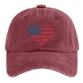 thumbnail image 2 of XIAOCHA Mens Printed Washed Baseball Cap Adjustable Hat Band Party Dad Hat,, 2 of 3