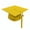 Gold, variant on CLERKMANS Graduation Cap with Tassel Includes 2025 Date Drop - 6” Hang Loop - 100% Polyeste, 2025, Maroon, One Size