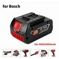 thumbnail image 4 of 2pack 5000mah for Bosch BAT618 Battery Professional GBA GBH GSR GSB BAT620 BAT609G BAT614 Electric Drill Replacement Battery, 4 of 7