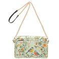 thumbnail image 2 of FORMRS Women Crossbody Purse with Chain Strap Vegan Leather Shoulder Handbag, Green Floral Pattern, 2 of 7
