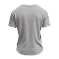 thumbnail image 5 of Soccer Cup 2026 Jersey for Men, Crew Neck Short Sleeve Deutschland Kicker Graphic Tee with Waffle Knit - Breathable Athletic Top Gray M, 5 of 7