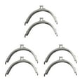 thumbnail image 1 of Transemion 2pieces Exquisite Patterns On Metal Purse Frame For Unique DIY Metal Purse Frame Kiss Clasp Lock Sturdy And Durable silver 8.5CM 3Set, 1 of 6