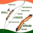 thumbnail image 7 of Keshes Takedown Hunting Recurve Bow and Arrow - 62 Archery Bow for Teens and Adults, 15-60lb Draw Weight - Right and Left Handed, Archery Set Bowstring Arrow Rest Stringer Tool Sight, 7 of 7