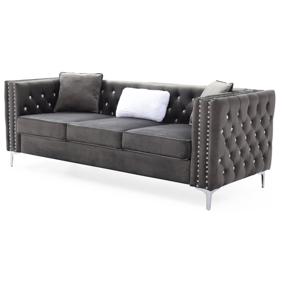 Miekor Furniture Paige G822A-S Sofa , GRAY 00086