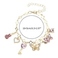 thumbnail image 5 of Aellinatey Adjustable Simple Butterfly Charm Wristband Party Jewelry Stackable Bangle, 5 of 18