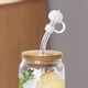 thumbnail image 2 of Ofertas de liquidación de Amvlyk: 2 tapas de calabaza para pajitas, decoración personalizada con forma de calabaza, taza con pajita, 2 of 6