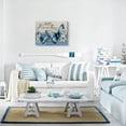 thumbnail image 4 of Blue Butterfly Flower Wall Art Bathroom Just Breathe Pictures Wall Decor Canvas Painting Prints Home Decorations Framed for Bedroom Living Room 12X16 Inch, 4 of 6