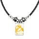 thumbnail image 1 of cartoon cute tilt ave proteger animal mascota amante collar a mano colgante de cuerda de cuero Unbranded M, 1 of 3
