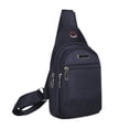 thumbnail image 2 of Chest Bag Sling Bag Shoulder Crossbody Bags Multiple Zippered Compartments Adjustable Strap With Earphone Hole Casual Outings, 2 of 6