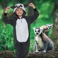 thumbnail image 2 of Silver Lilly Unisex Adult Plush One Piece Cosplay Lemur Animal Costume, 2 of 6