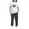 thumbnail image 5 of CafePress - Baby Whale Pajamas - Women's Short Sleeve Print T-Shirt and Pants Light Cotton Pajama Set, 5 of 7