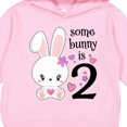 thumbnail image 3 of Inktastic Somebunny is Two-second Birthday Bunny Toddler Hoodie, 3 of 4